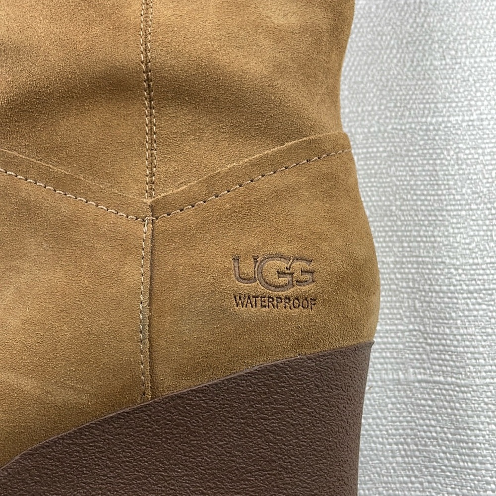 UGG Potrero Suede Wedge Boots - Picture 4 of 16
